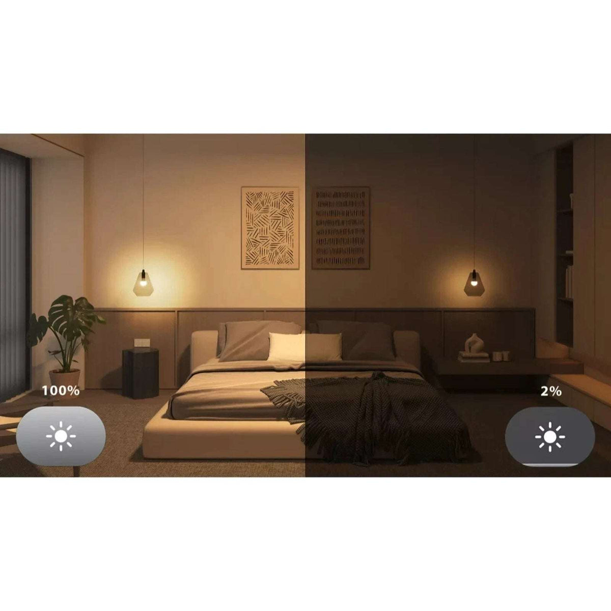 4PK Philips Hue Essential A19 E26 Smart Bulb 800lm 8.8W White & Color Ambiance