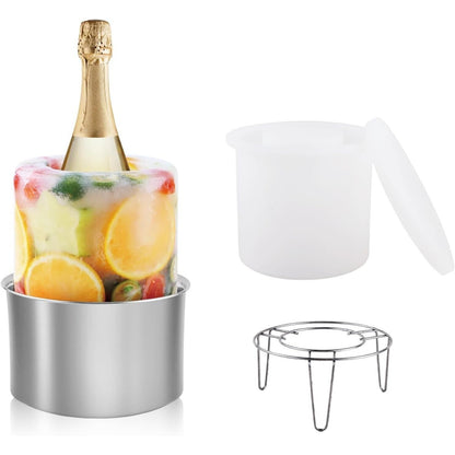 DIY Bottle Chiller Ice Bucket Mold CREATE ONE FOR EVERY SEASON Wine Champagne