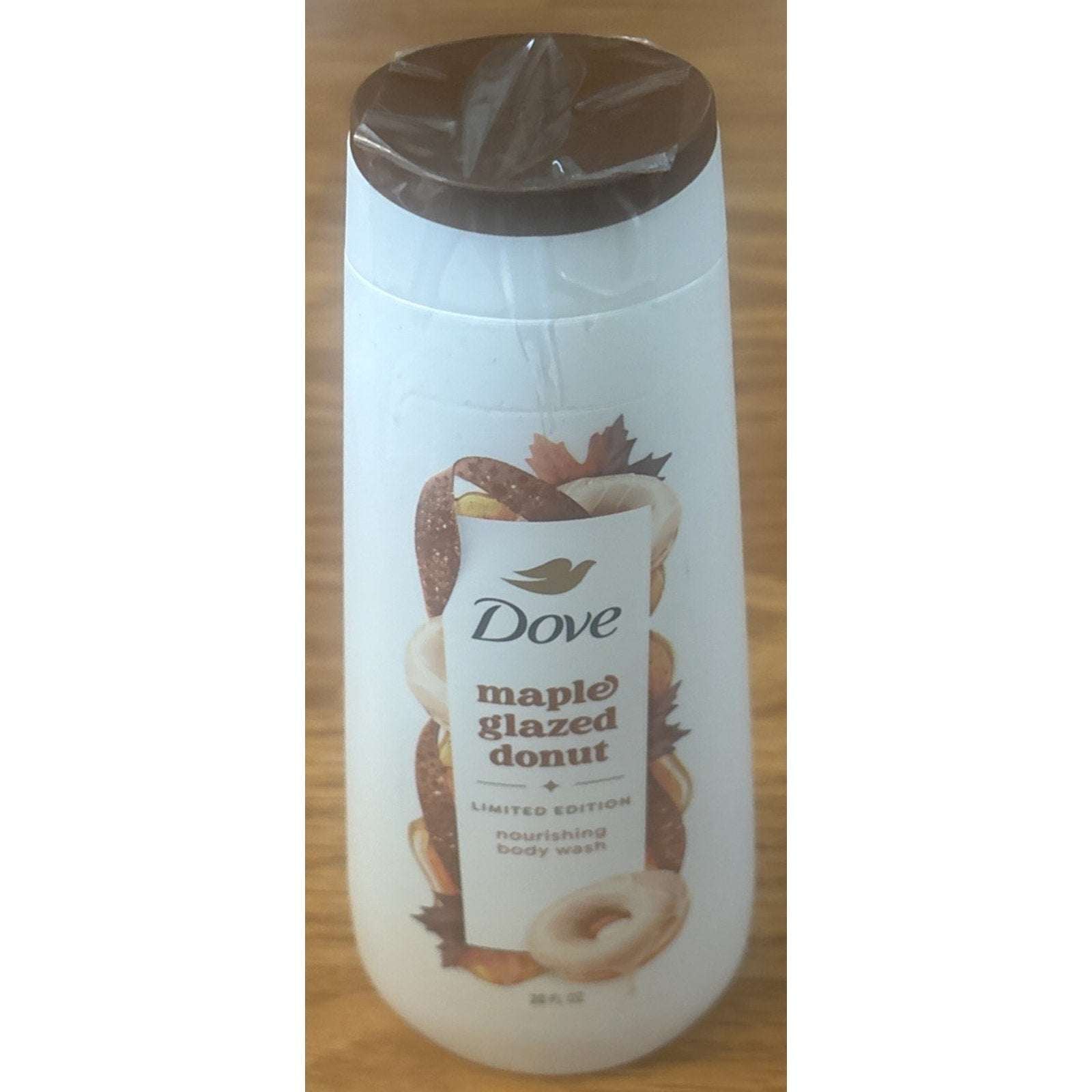 2PC Dove Limited Edition Maple Glazed Donut Body Wash & Body Scrub Set