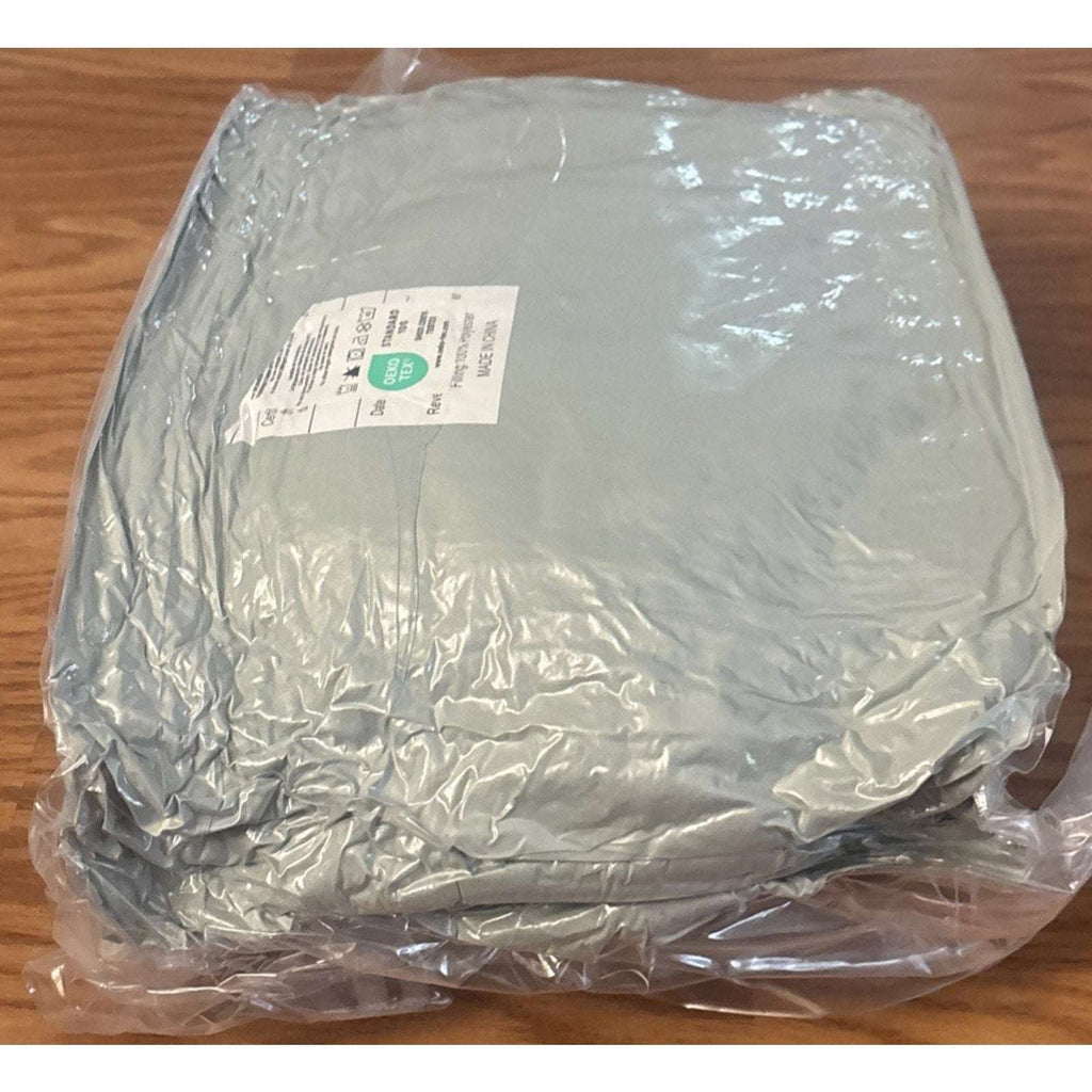 CozyLux 7-Piece King Size Pintuck Comforter & Sheet Set Sage Green Bed in a Bag