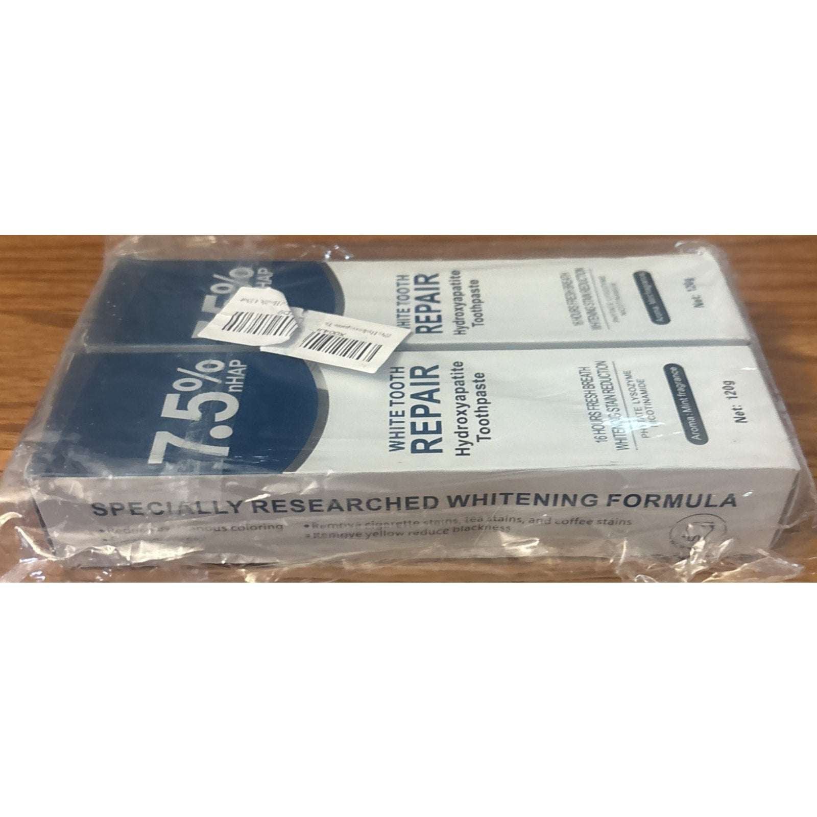 Croent 7.5% nHAP White Tooth Repair Hydroxyapatite Toothpaste NEW Lot of 2 Tubes