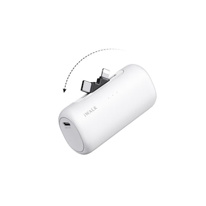 iWalk LinkPod 5000mAh Power Bank for iPhone16/15/14/13/12/11 Ser. Samsung S25/24