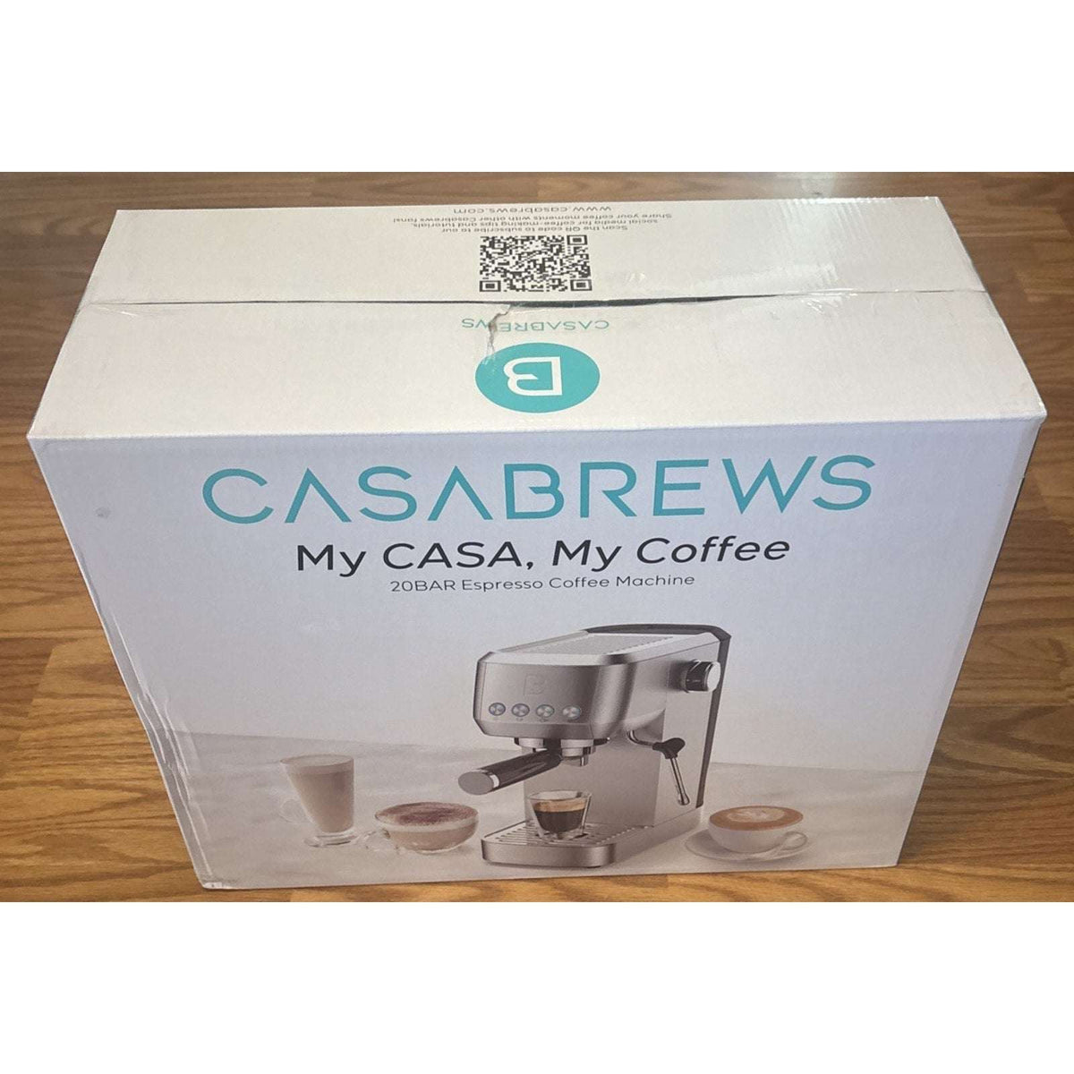 CASABREWS 3700 Essential Espresso Machine 20 Bar Stainless Steel w Steam Frother