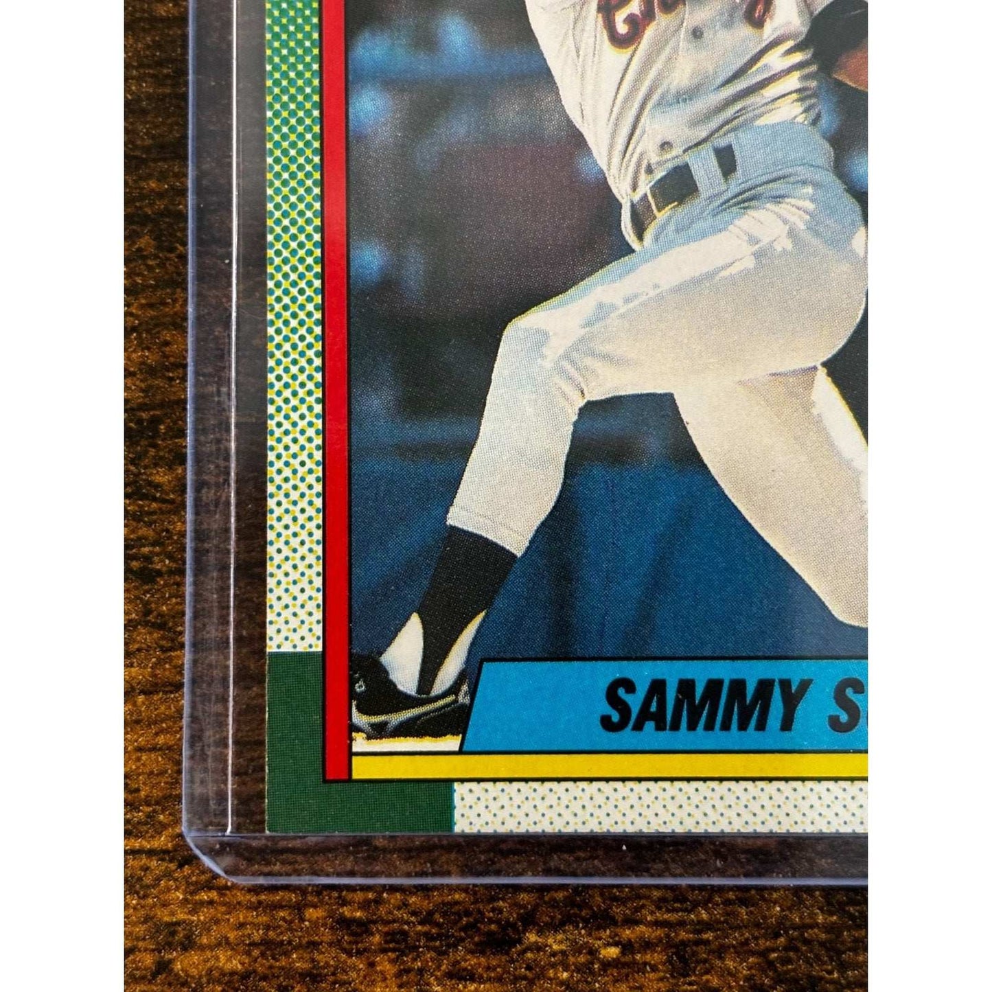 Sammy Sosa White Sox #692 Topps 1990 Rookie Card RC Error Card Misprint Birthday