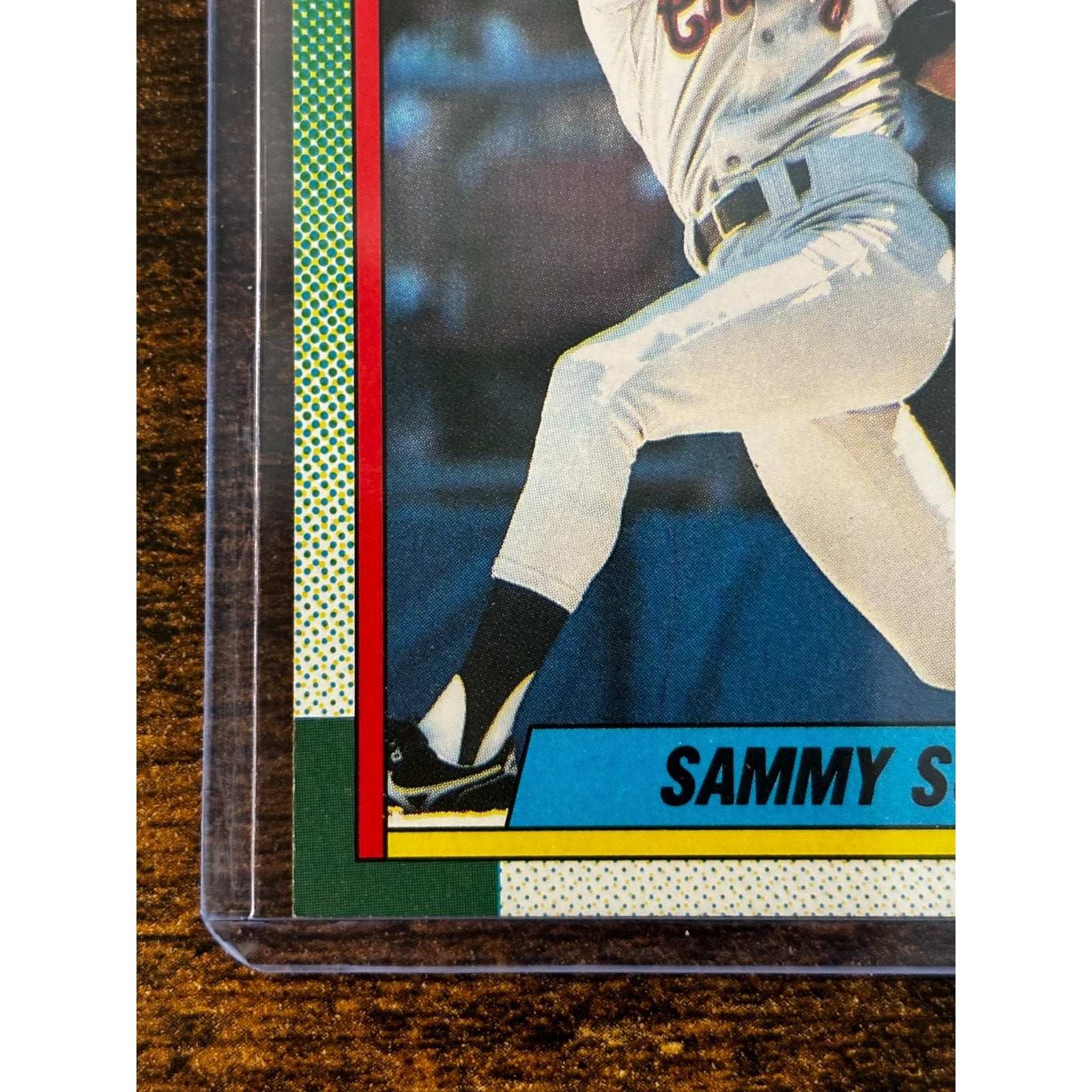 Sammy Sosa White Sox #692 Topps 1990 Rookie Card RC Error Card Misprint Birthday