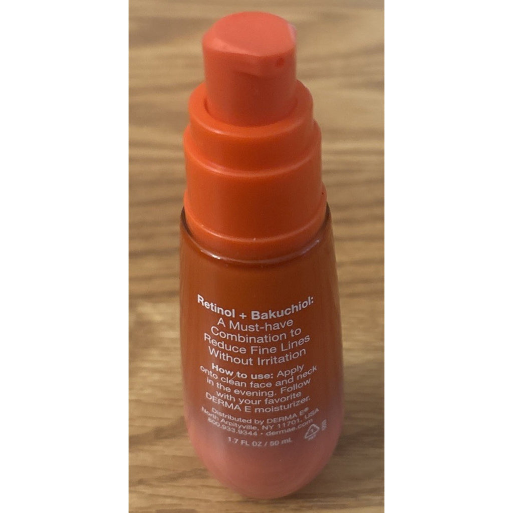 DERMA E ANTI-AGING Regenerative Serum Retinol+ Bakuchiol 1.7floz NEW Missing Cap