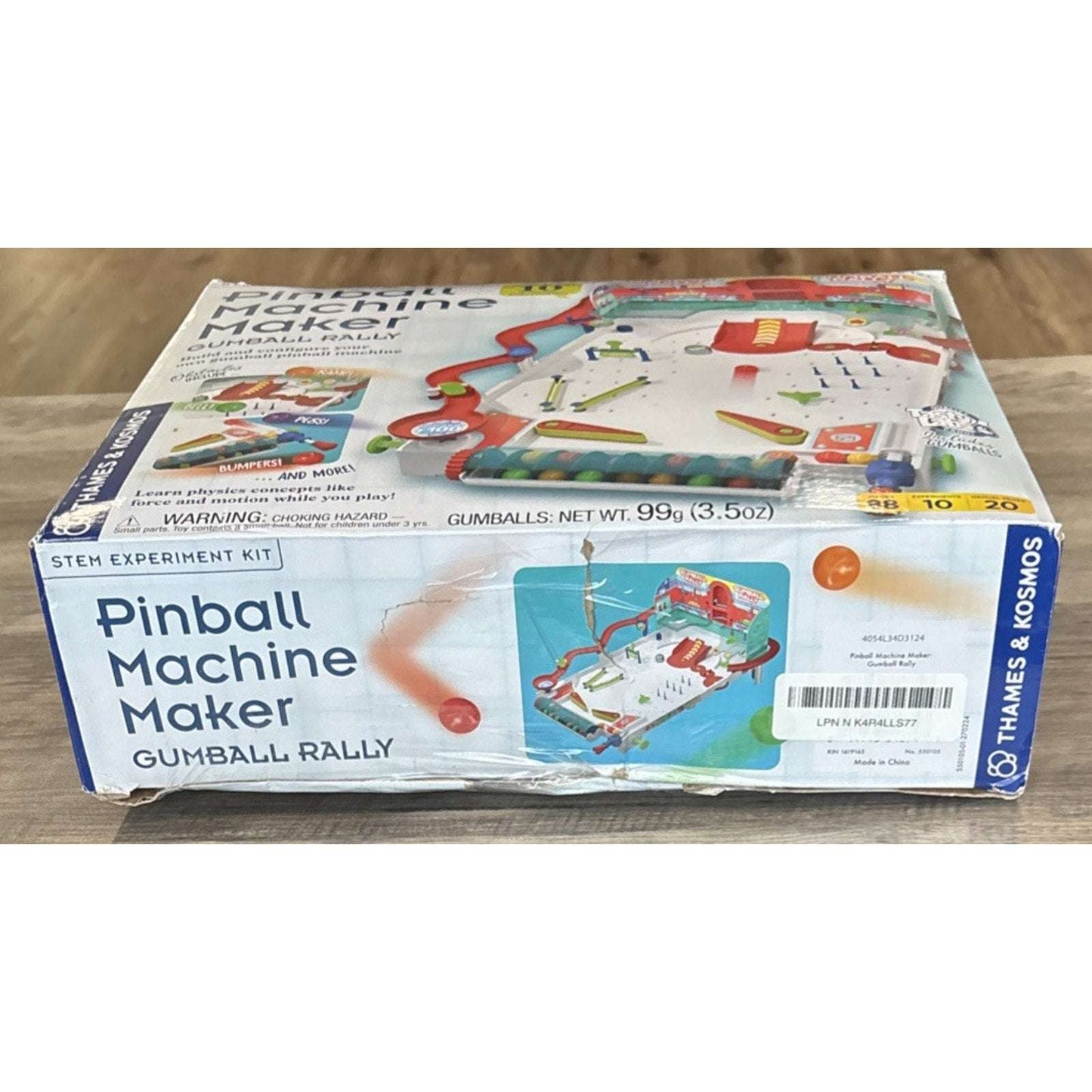 Pinball Machine Maker STEM Experiment Kit + Gumballs - Toy of the Year Finalist