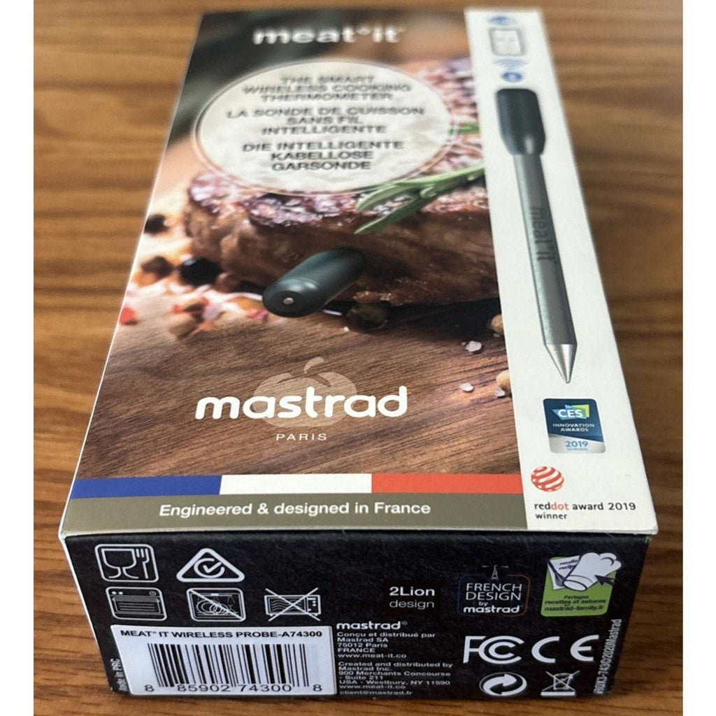 Mastrad Meat It Smart Wireless Bluetooth Meat Dual Probe BBQ Oven Grill Smoker