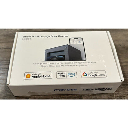 Meross MSG100 Smart Garage Door Opener Remote Compatible w Alexa Apple Google