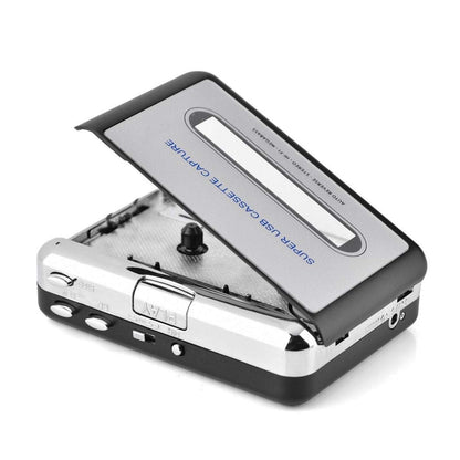 Dansrue USB Cassette Tape to MP3 Converter with Software CD and Headphones