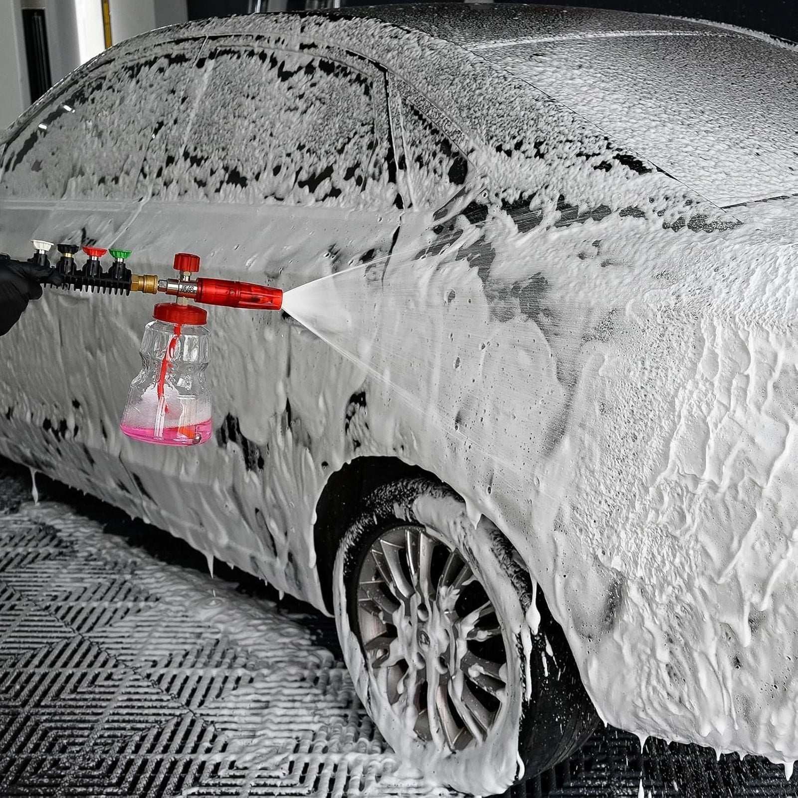 BEAR FORCE 360° Rotating Big Mouth Snow Foam Lance Generator 1/4” Quick Connect