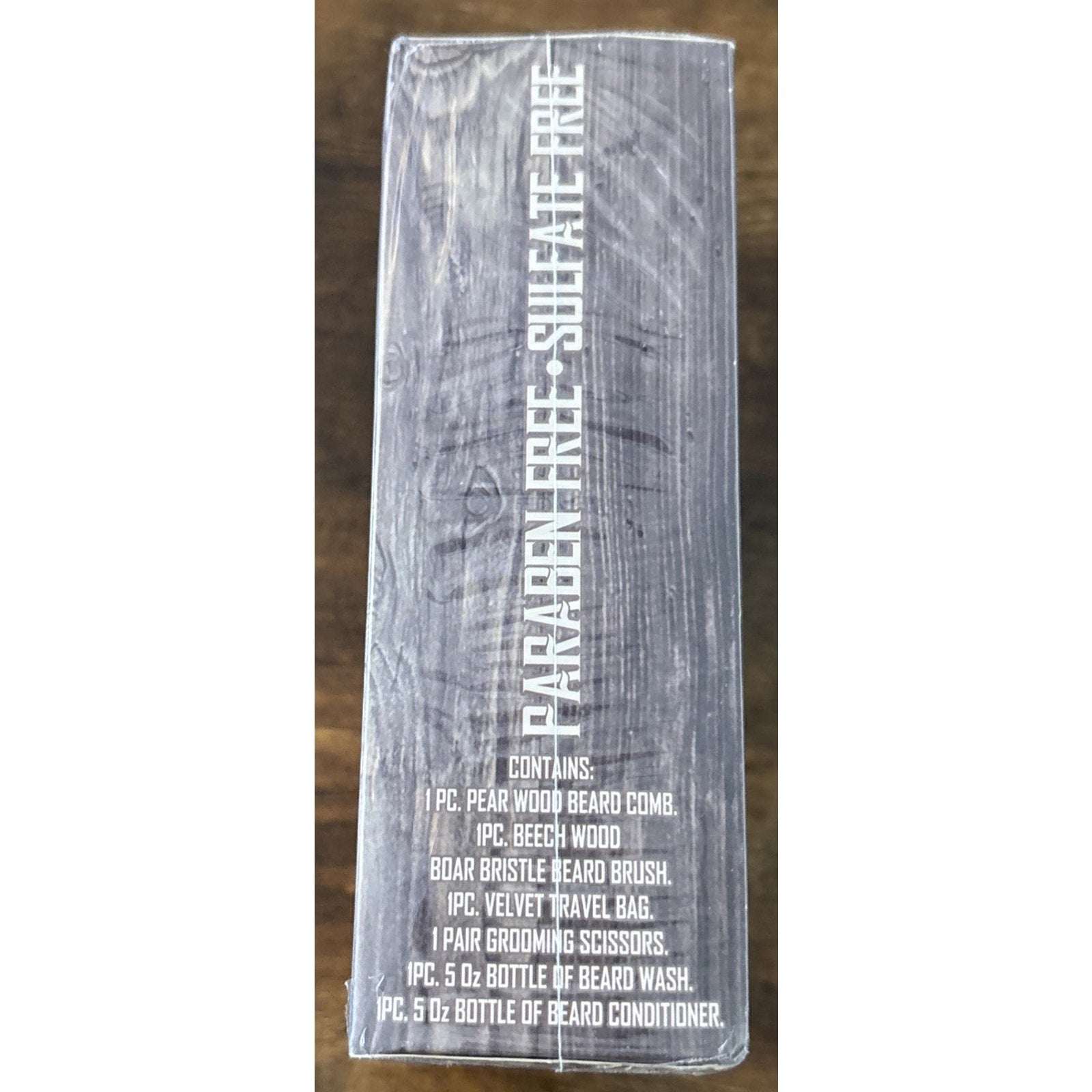 Viking Revolution Brush, Comb w/ Beard Wash & Conditioner Set Argan & Jojoba Oil
