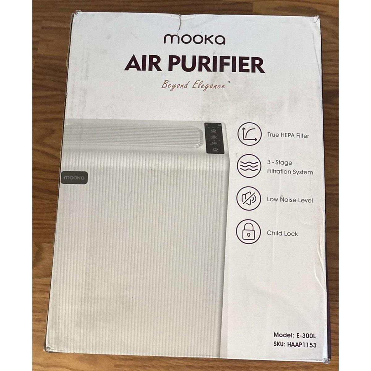 MOOKA H13 HEPA Air Purifier Whole House-2000SqFt Air Cleaner Allergies Pets Odor