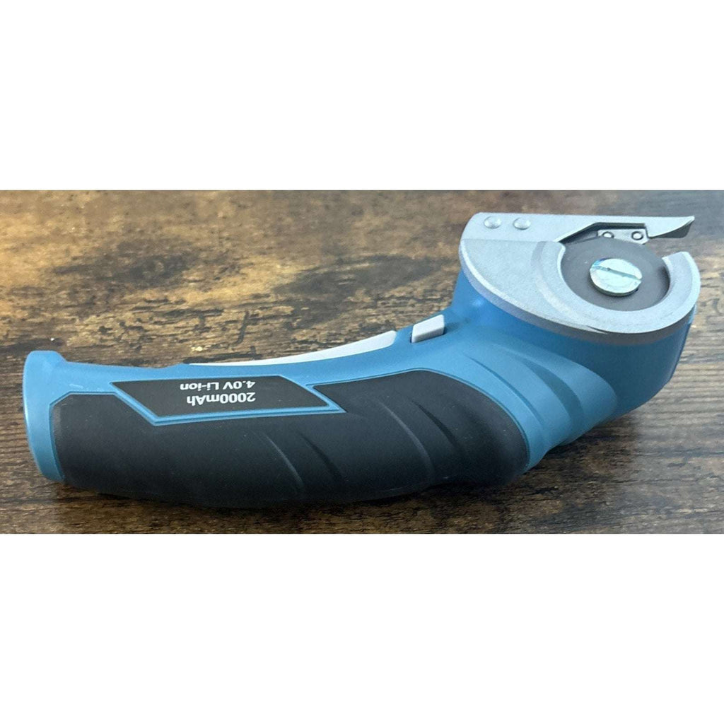 Cordless Electric Scissors 4V Rechargeable Rotary Cardboard Cutter, 2000mAh Bat
