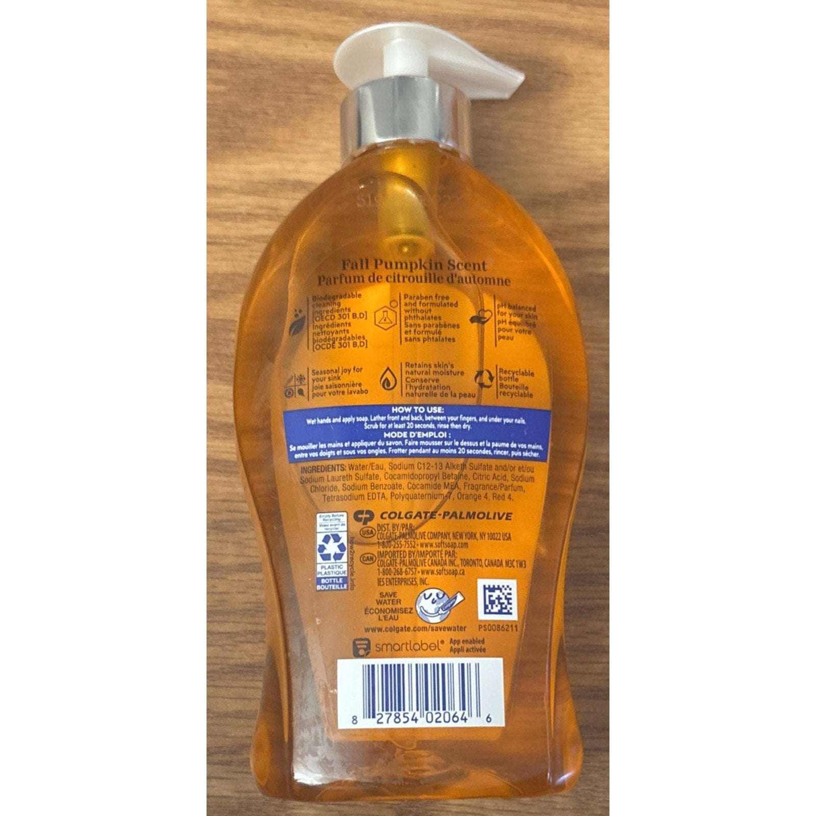 🎃 6Pk Softsoap FALL PUMPKIN Limited Edition Liquid Hand Soap 11.25 fl oz Each