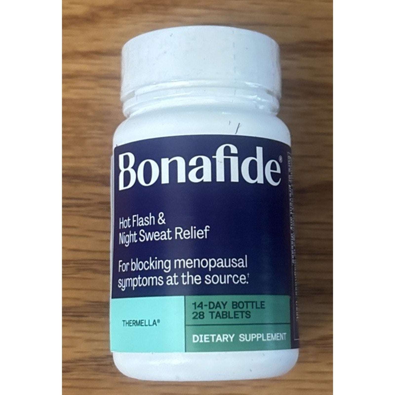 Bonafide Thermella Hot Flash & Night Sweat Relief 28pc Menopause Support Exp2027