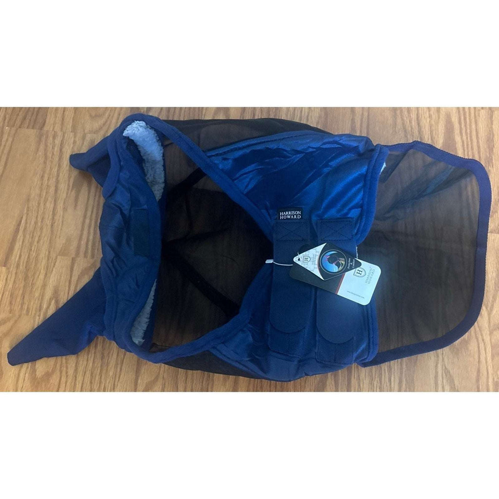 Harrison Howard Champion Horse Fly Mask w/ UV Protection, Long Nose & Ears, Full
