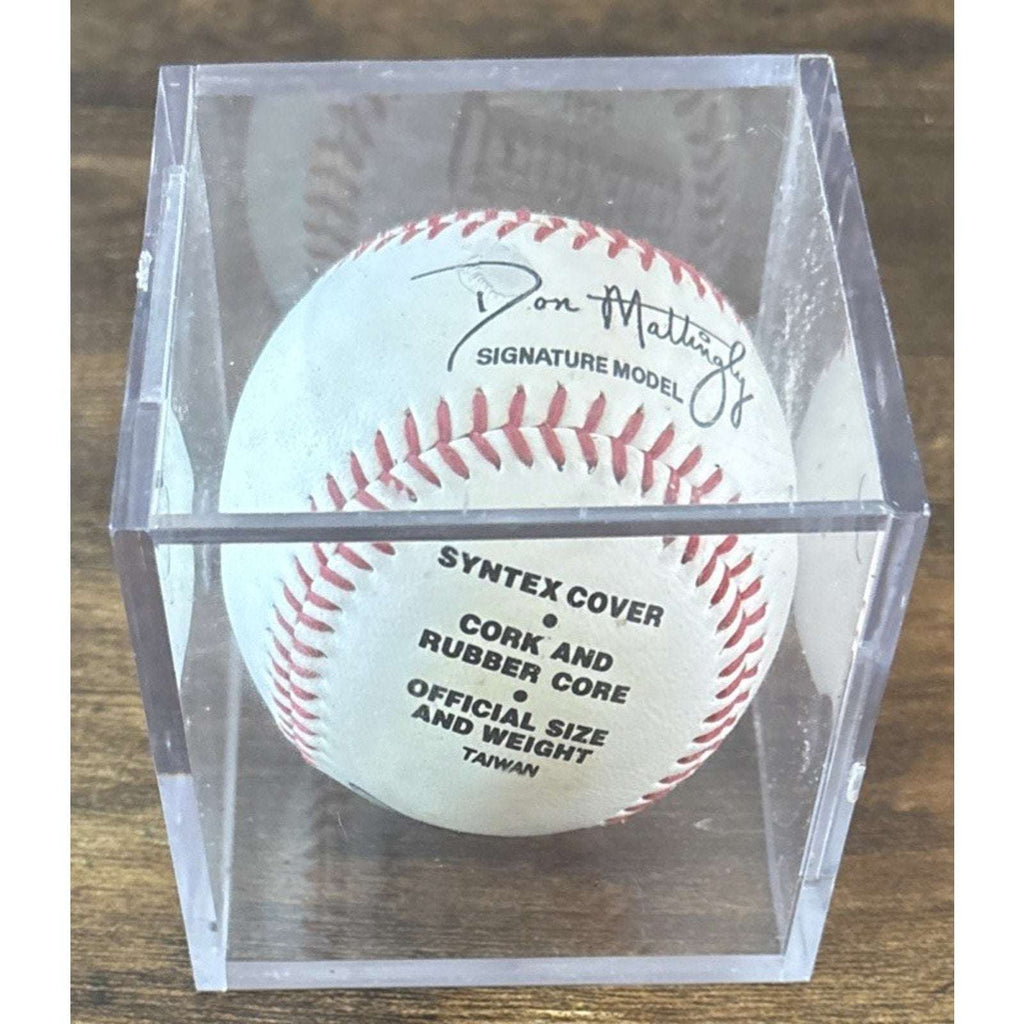 Luis Tiant Signed Autographed Franklin Don Mattingly Signature Coll. Baseball