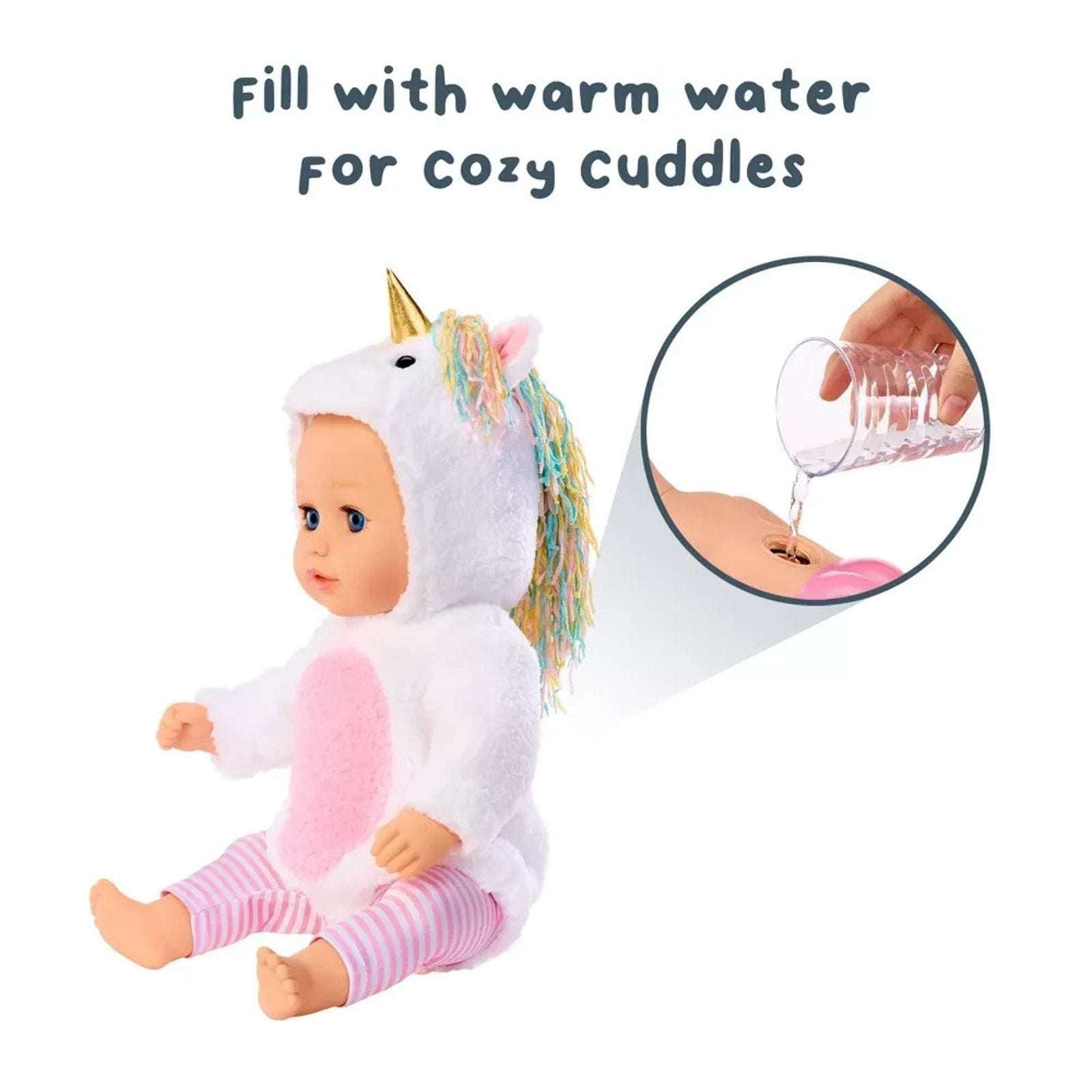 BABY born My Unicorn Bedtime Baby Annabell - Safe for Bath - Soothes & Comforts
