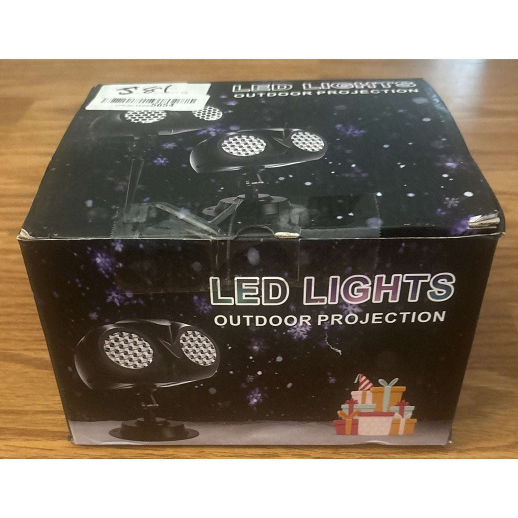 Christmas Snowflake Projector Outdoor Snowfall Landscape Spotlight with Remote