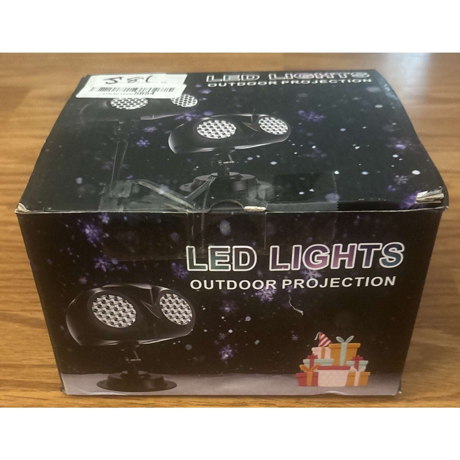 Christmas Snowflake Projector Outdoor Snowfall Landscape Spotlight with Remote
