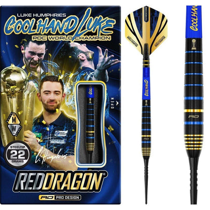Red Dragon LUKE HUMPHRIES TX4 AVENGER 90% Tungsten Alloy Darts - 22 Grams READ!