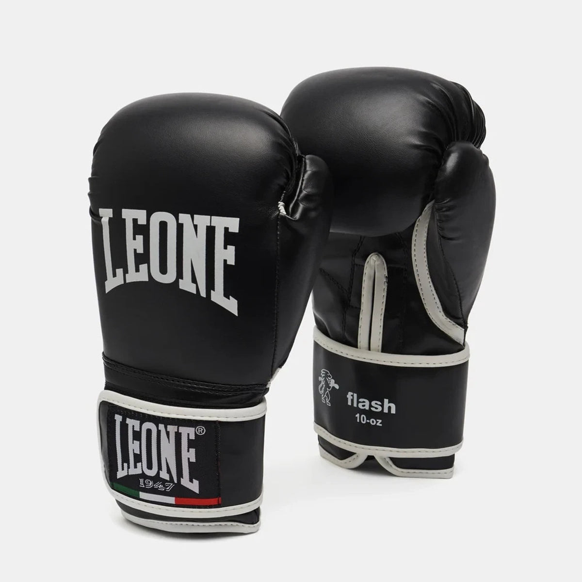 LEONE 1947 10oz Flash Training/Bag Gloves for Bag Work Fitness MMA GN083 Black
