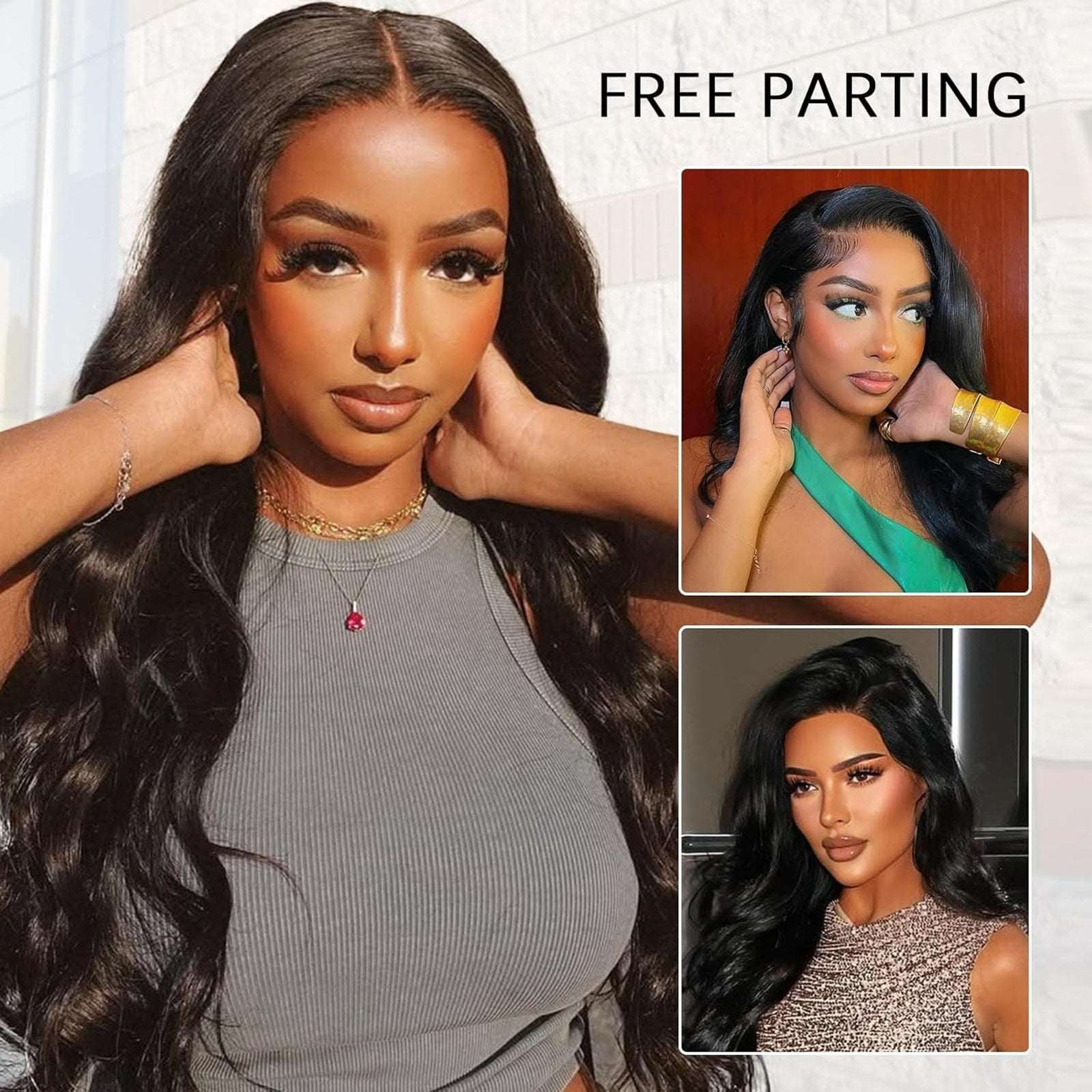30 Inch Body Wave HD 13x4 Lace Front Wigs Human Hair Pre Plucked 180% Density