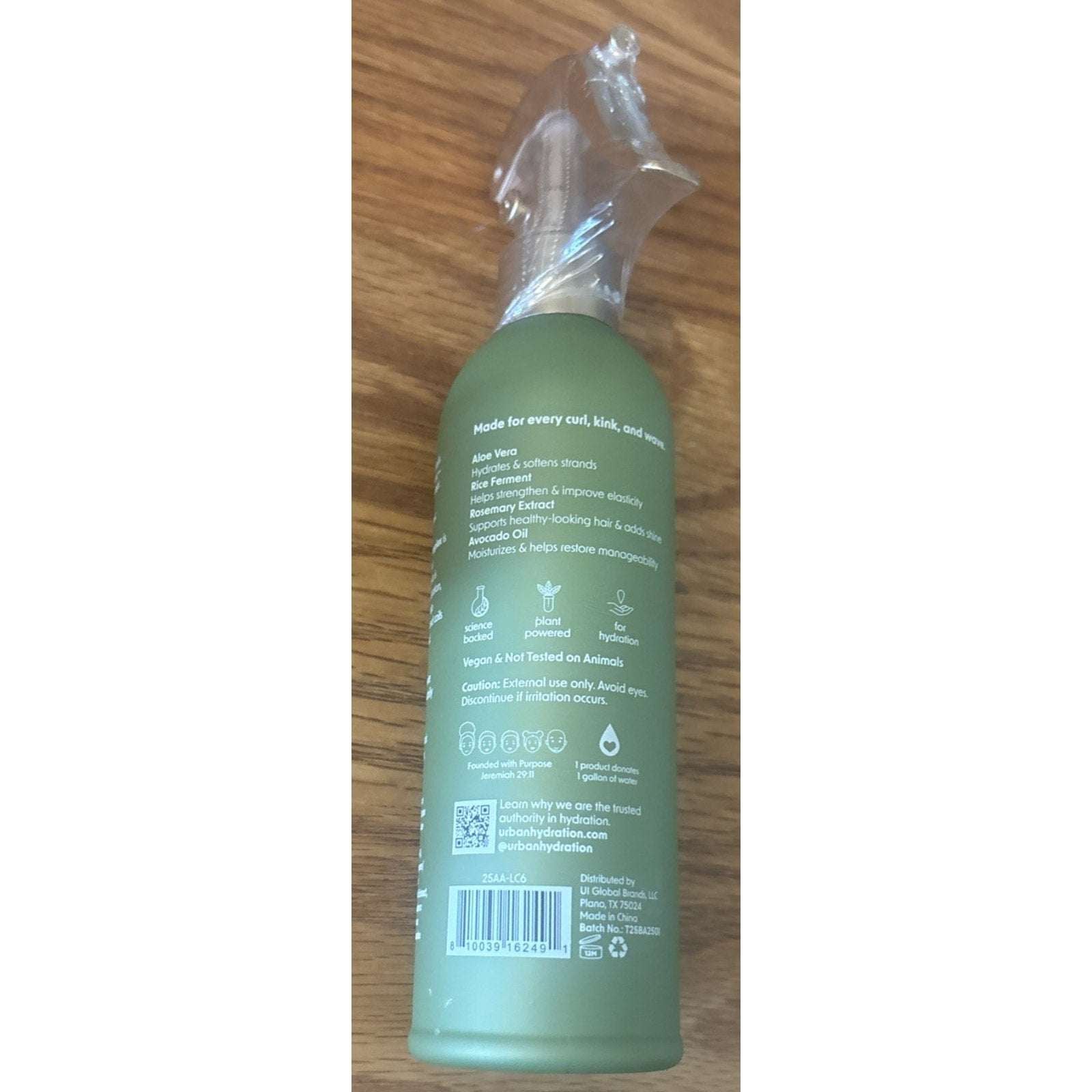 2PC Urban Hydration HydraNourish Leave-in Detangler Spray & Deep Conditioner NEW
