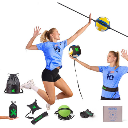 Volleyball Training Aid MasterKit VolleyPal Solo Trainer - Serve, Spike & Set