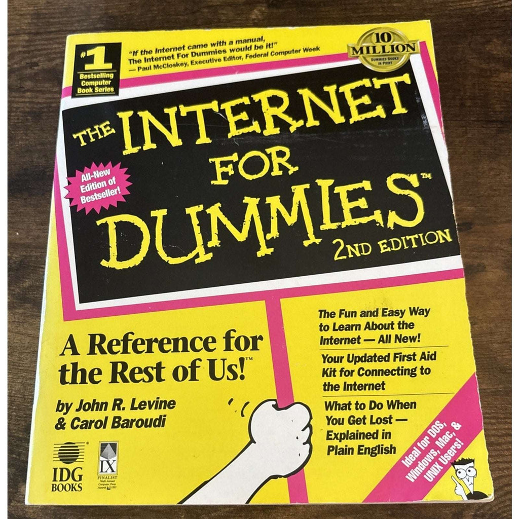 Internet for Dummies 2nd Edition Carol Baroudi and John R. Levine 1994 - Vintage