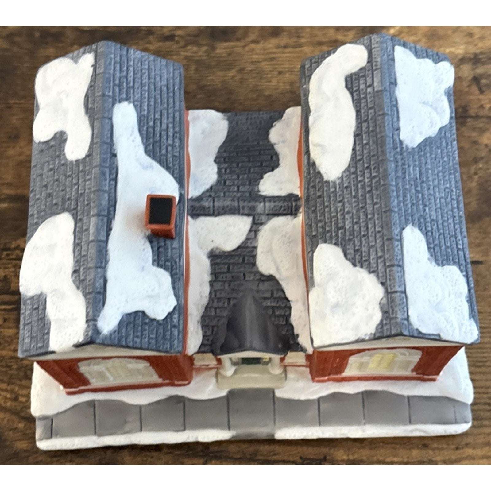 Hawthorne Rockwell's Christmas in Stockbridge "The Library" 3303 B w/ Light Kit