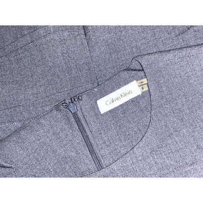 Calvin Klein Women’s Gray Classic Sleeveless Tiered Sheath Dress size 6