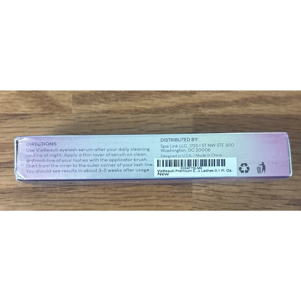 VieBeauti Eyelash Growth Serum Lash Enhancer Longer Fuller Thicker Lashes 3mL