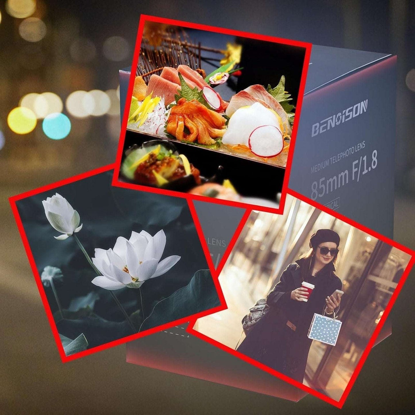 Benoison 85mm F/1.8 Manual Focus Lens Canon RF Mount EOS R/Ra/RP/R3/R5/R5 C/R6/R