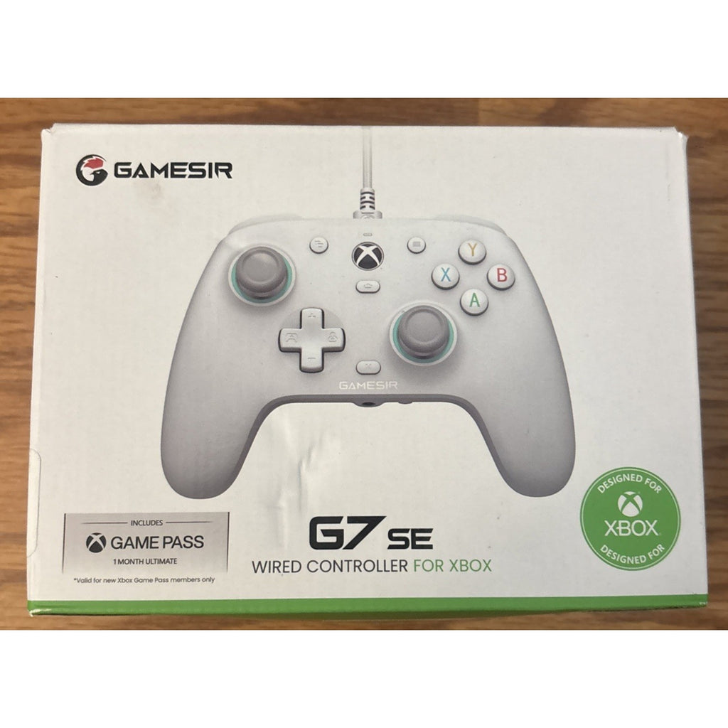 GameSir G7 SE Wired Controller for Xbox Series X|S, One & PC White NEW Open Box
