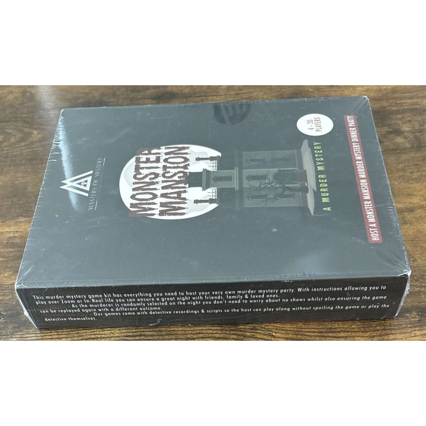 Masters of Misery Monster Mansion Murder Mystery Dinner Party Game 4-20 Players