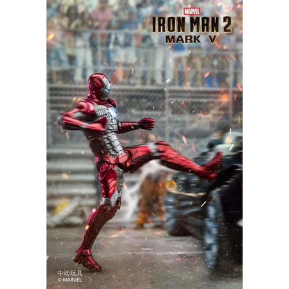Marvel Avengers Iron Man Mark V MK5 Ironman Toy Action Figure Model ZD TOYS NEW
