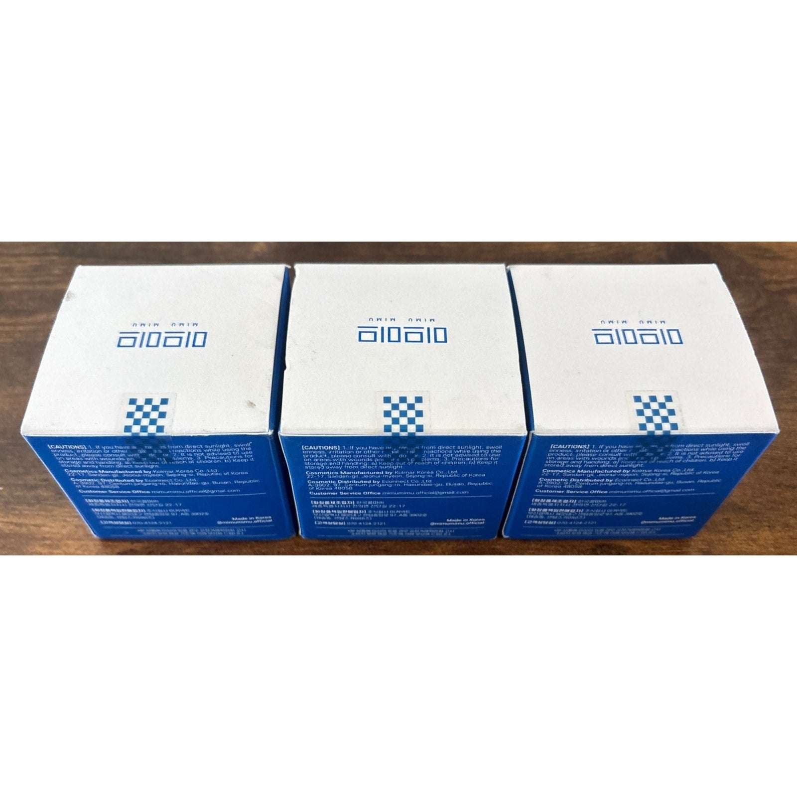 3-Pack MIMU MIMU Cooling Calming Moisturizer 10x Hyaluronic Acid Tighten Smooth