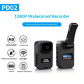 1080P Mini WiFi Body Camera w/ Audio Waterproof Car Sports Recorder w/ Back Clip