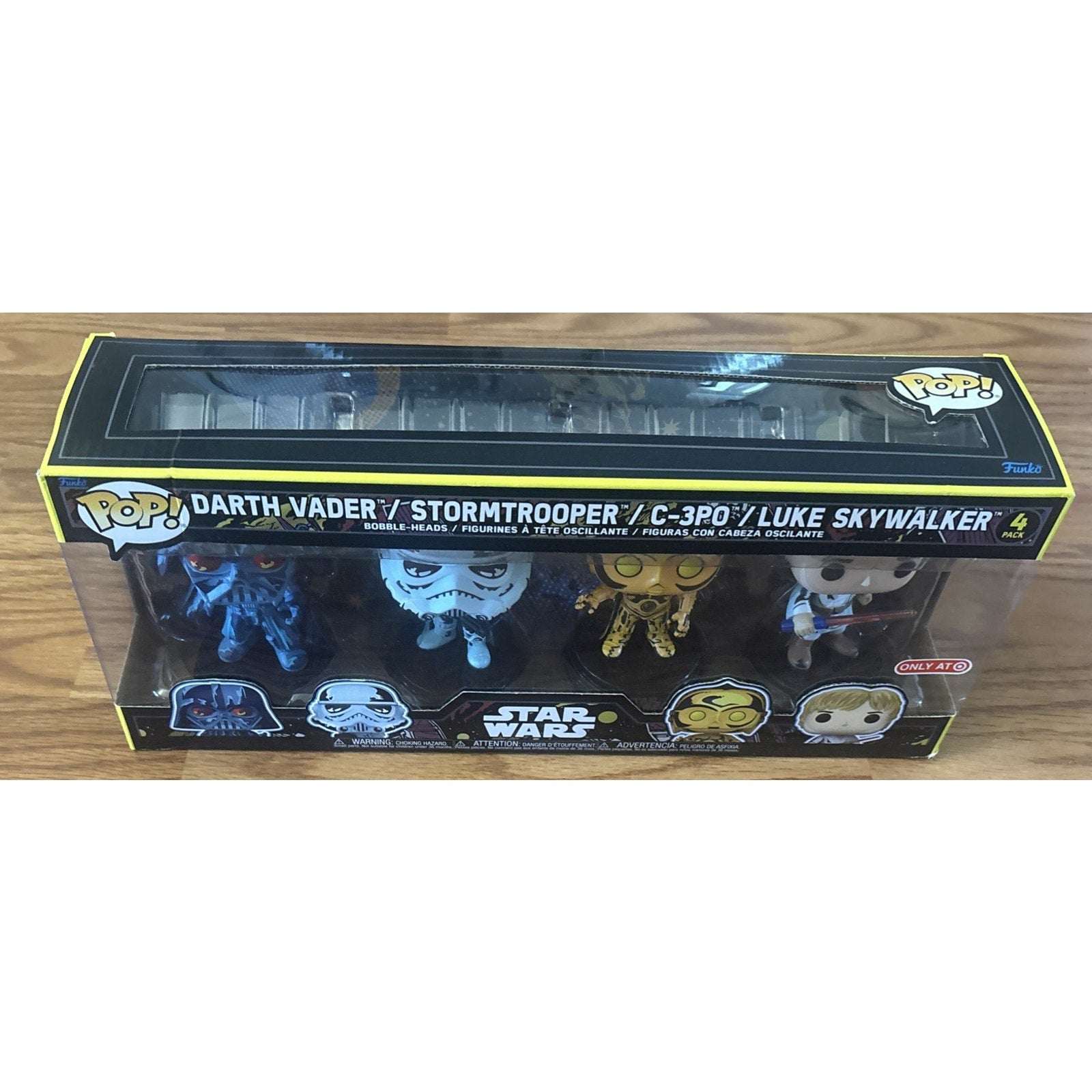 Funko Pop Star Wars 4 Pack Darth Vader Stormtrooper C3PO Luke Skywalker Target
