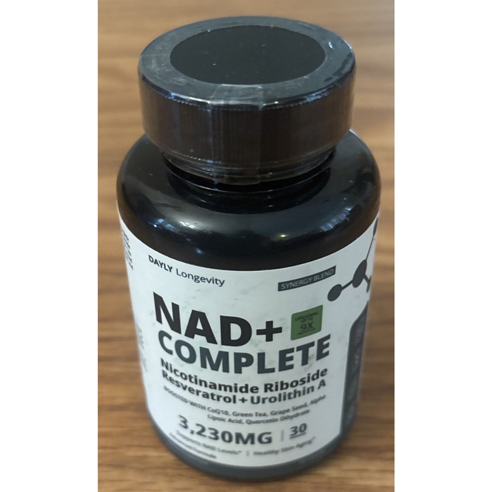 Dayly NAD+ 3230mg Nicotinamide Riboside NAD Resveratrol Supplement 1-Pack 30 Ct