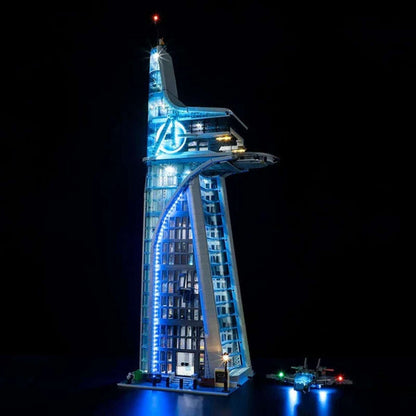 LED Light Kit for Lego MARVEL 76269 Avengers Tower Battle Lighting Set