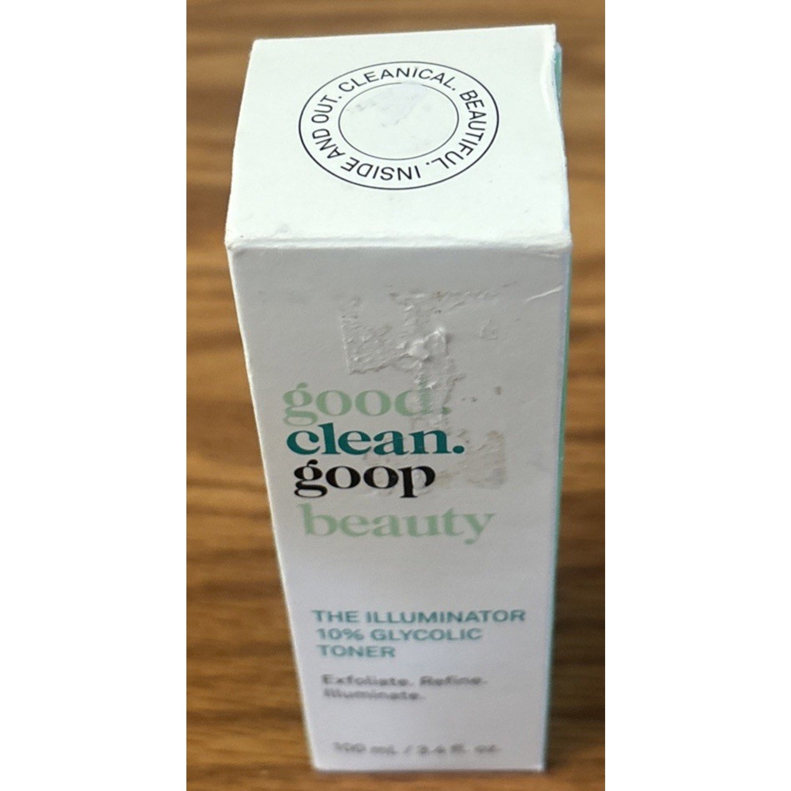 Good Clean Goop Beauty The Illuminator 10% Glycolic Toner Exfoliate 3.4 oz