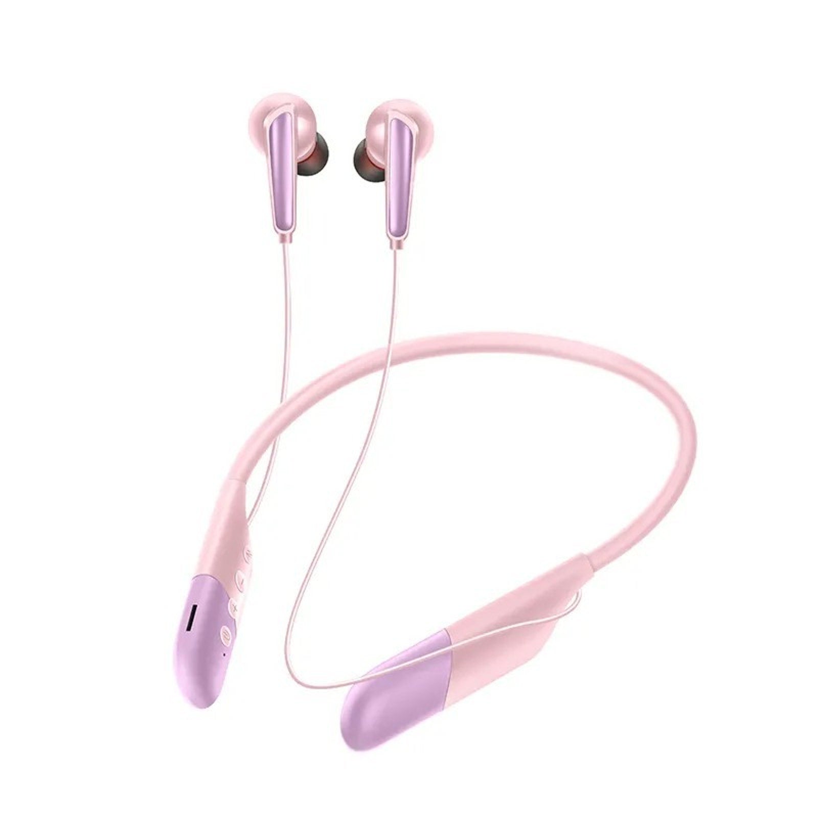 Bluetooth Headphones Neckband, Retractable Headset Wireless Sports Earbuds Noise