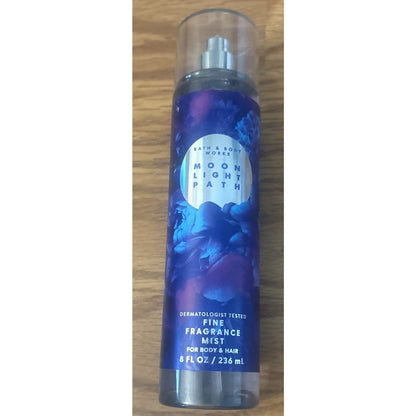 Bath & Body Works MOONLIGHT PATH Fine Fragrance Body Mist Spray 8 Oz -Full Size