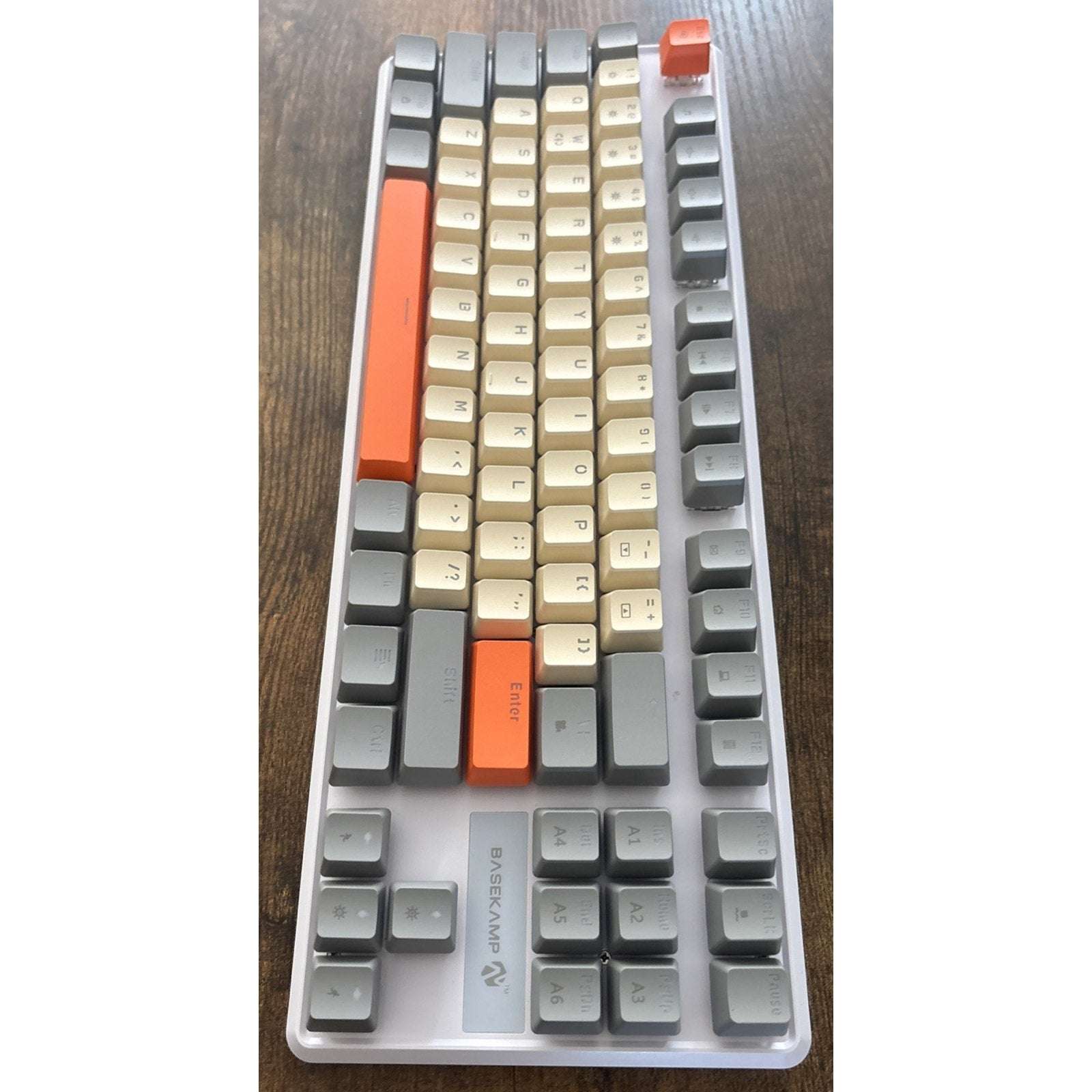 Retro EVO TKL 87 Mechanical Gaming Keyboard w Linear Switches Rainbow Lighting E