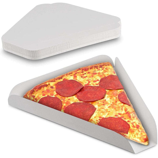 New Southern Champion Tray 1480 Paperboard White Pizza Slice Wedge (Case of 500)