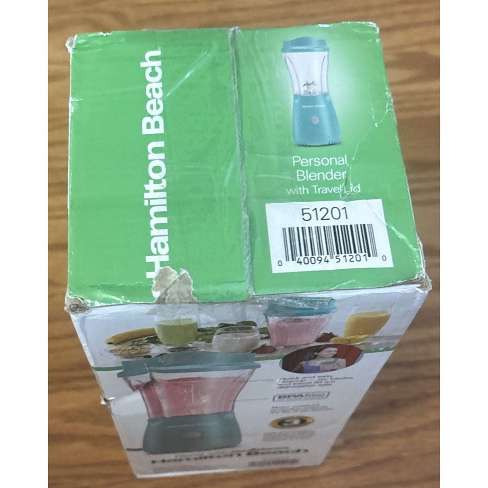 Hamilton Beach Personal Blender With Travel Lid Green 51201 Corded 300W NEW-OB