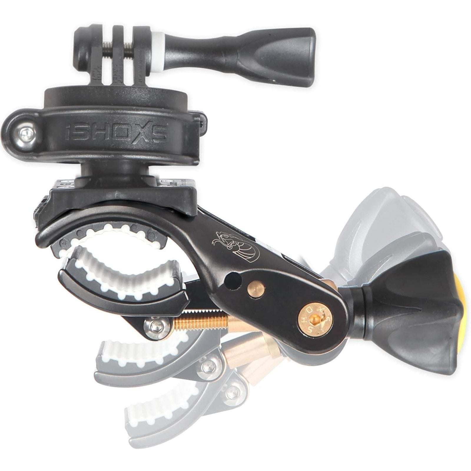 iSHOXS Cobra 360° Universal Action Cam Handlebar Roll Bar Mount Gopro DJI Osmo +